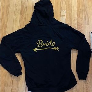 Black Bride Hoodie size L